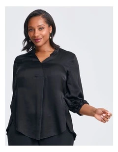 Natural Onyx Top in Black