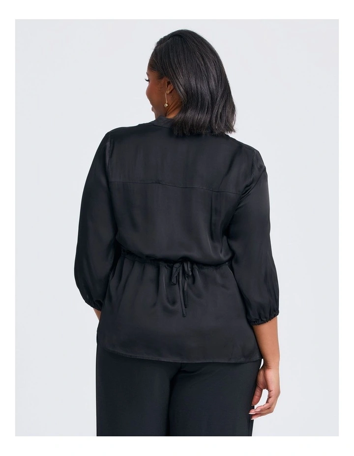 Natural Onyx Top in Black image 2