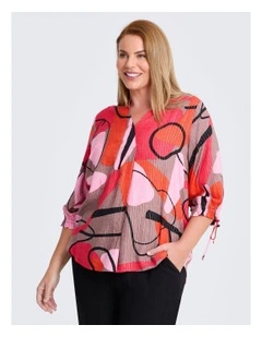 Natural Romano Top Print
