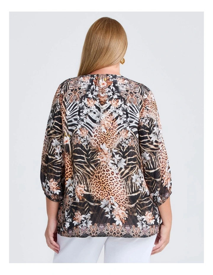 Natural Lani Top Print image 2