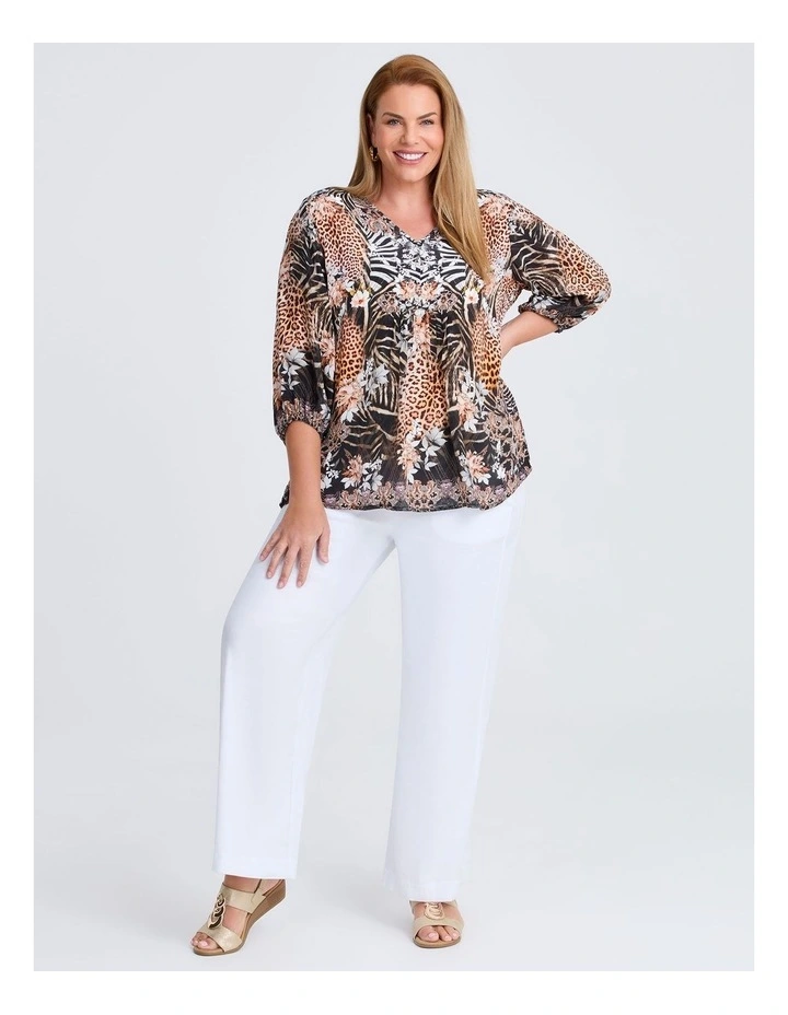 Natural Lani Top Print image 3