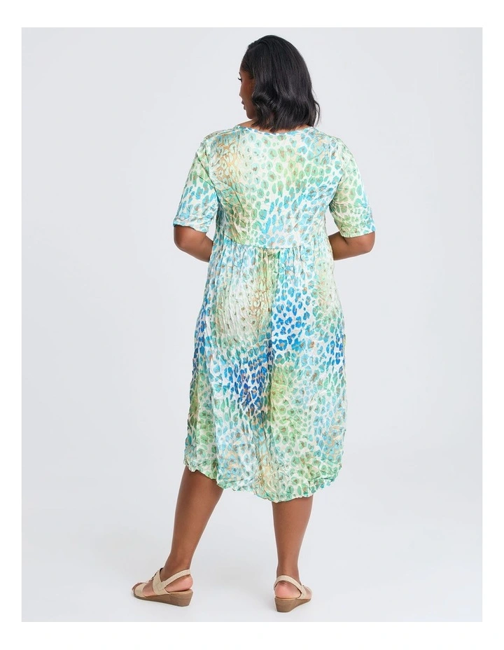Richmond Patch Pocket Midi Dress in Multi image 2