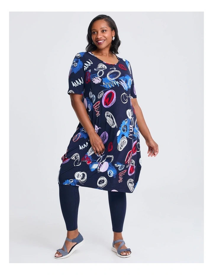 Chelsea Tulip Dress in Multi image 1