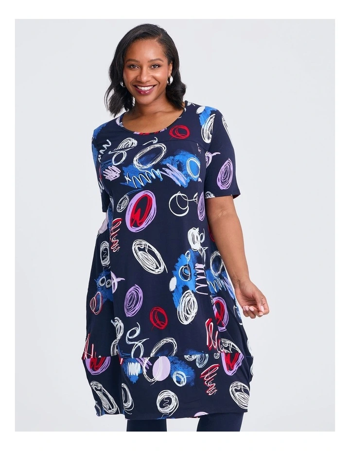 Chelsea Tulip Dress in Multi image 3