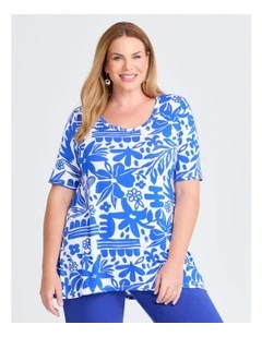 Melinda Top in Blue