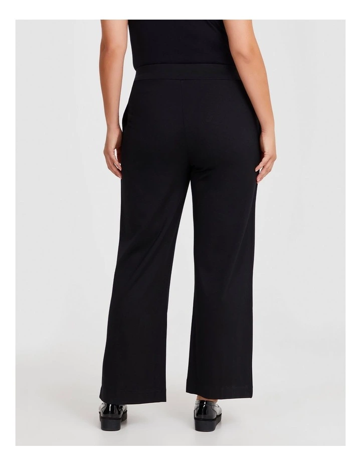 Tall Audrey Wide Leg Pant in Black image 2