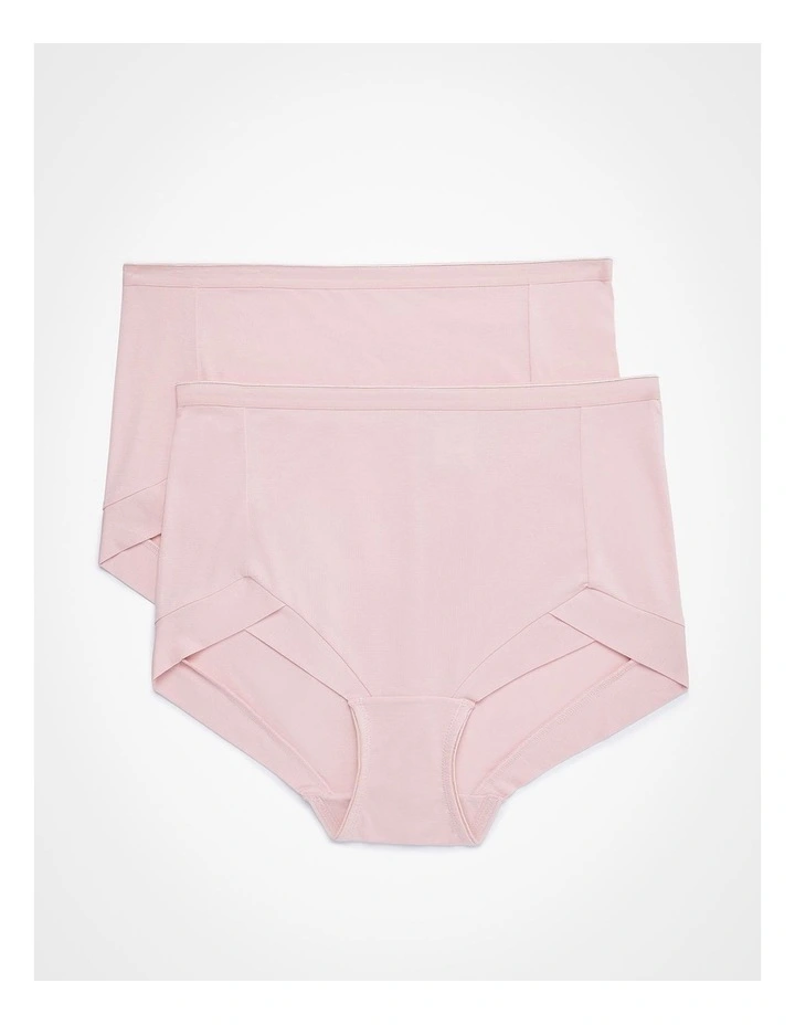 Bamboo Everyday Briefs 2 Pack in Dusty Rose image 1