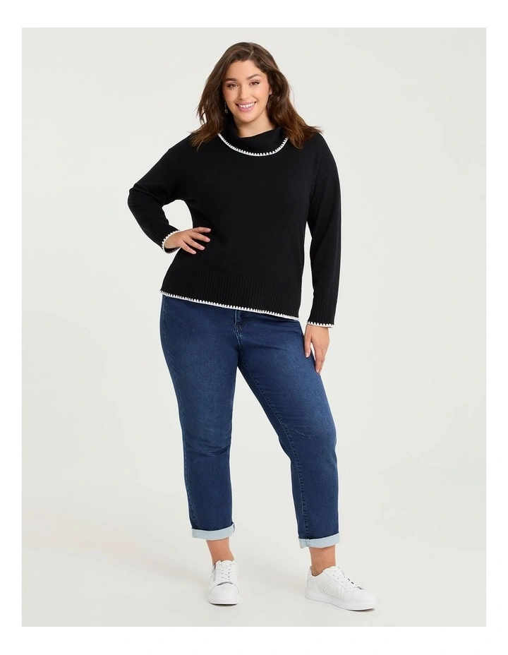 The Easy Fit Denim Jean in Mid Indigo image 3