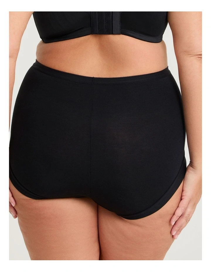 2Pk Bamboo Everyday Briefs Black image 3