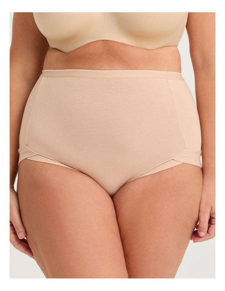 2Pk Bamboo Everyday Briefs Nude image 2