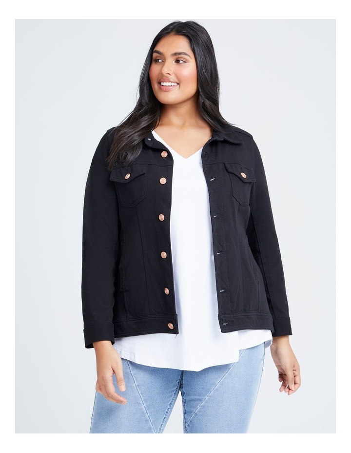 black denim jacket size 16