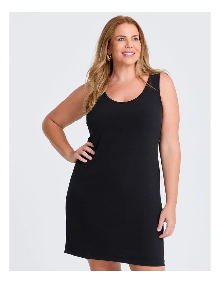 Luna Base Slip Body Dress Black image 3