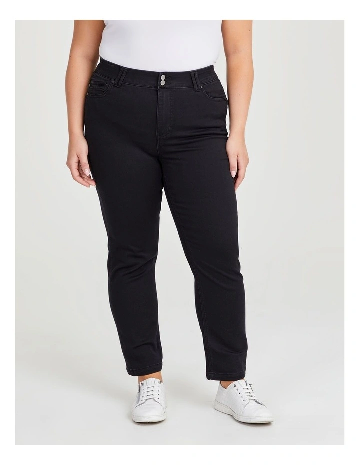 The Petite Luxe Looker Jean in Black image 3