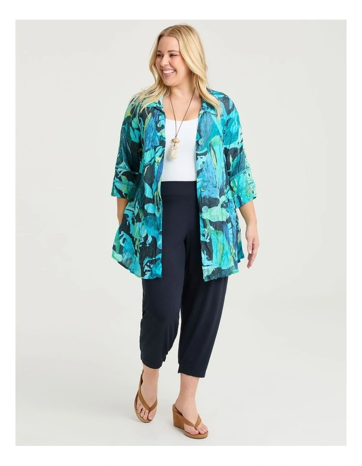 Petite Bamboo Lounge Pant in Dark Indigo image 1