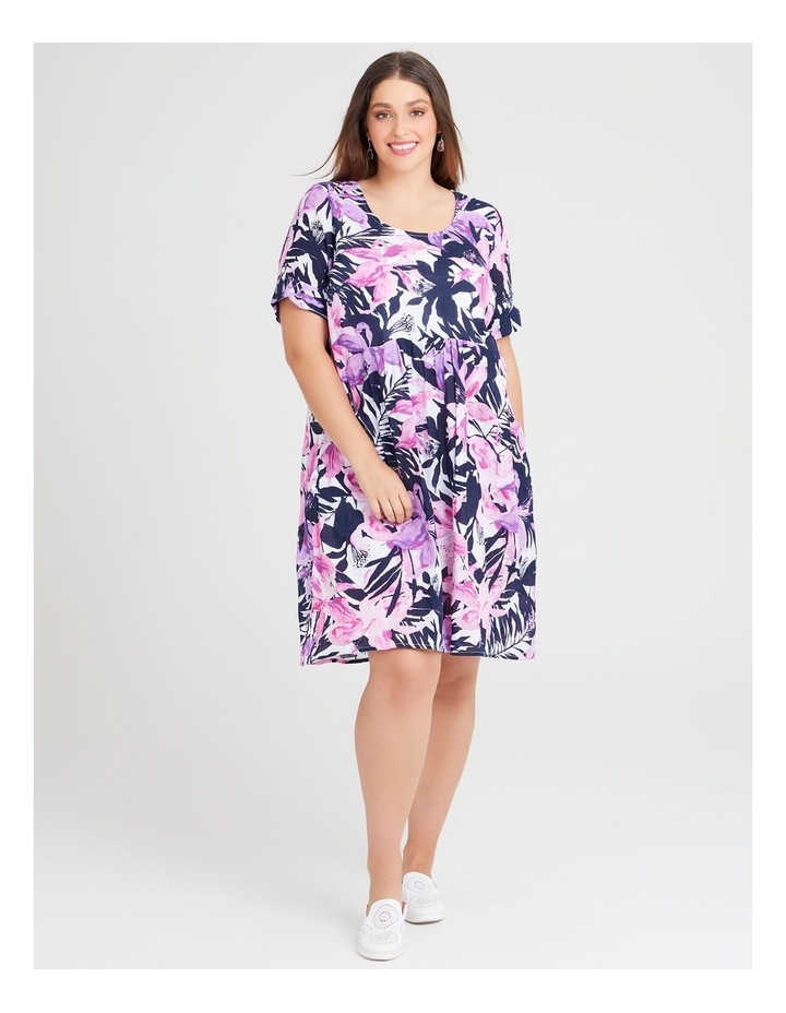 Cotton Tropical Pocket Dress Print