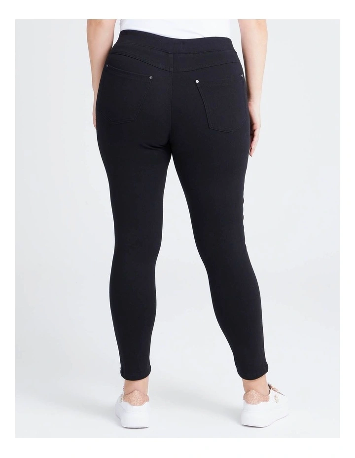 Tall Best Friend Denim Jegging in Black image 2