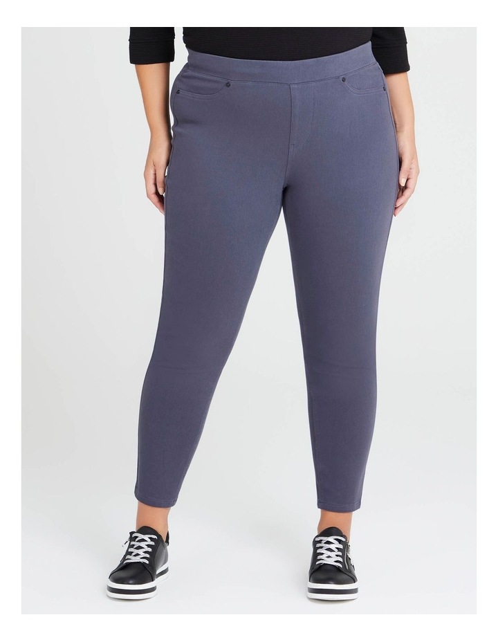 The Best Friend Denim Jegging Storm Grey