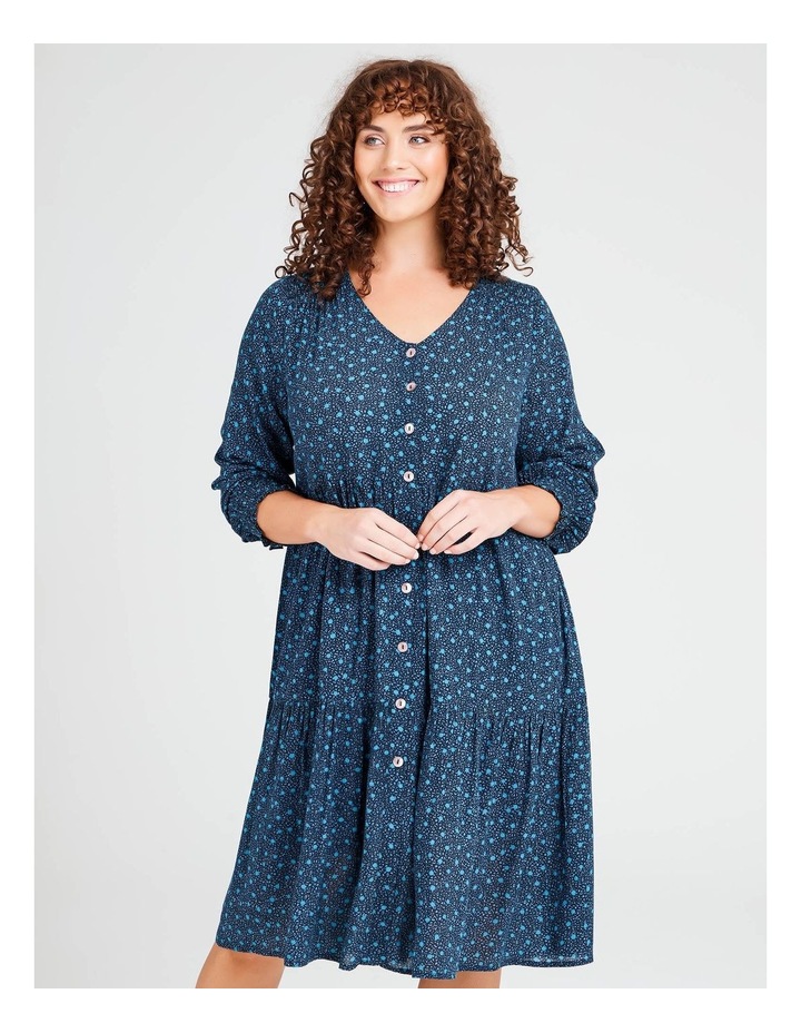 Taking Shape Natural Crepe Dress Multi 
