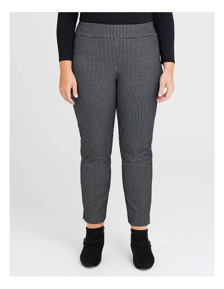 Checknote Pant in Black/White