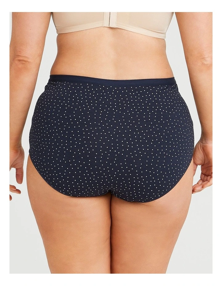 Bamboo Basic Full Briefs 2 Pack in Multi image 3