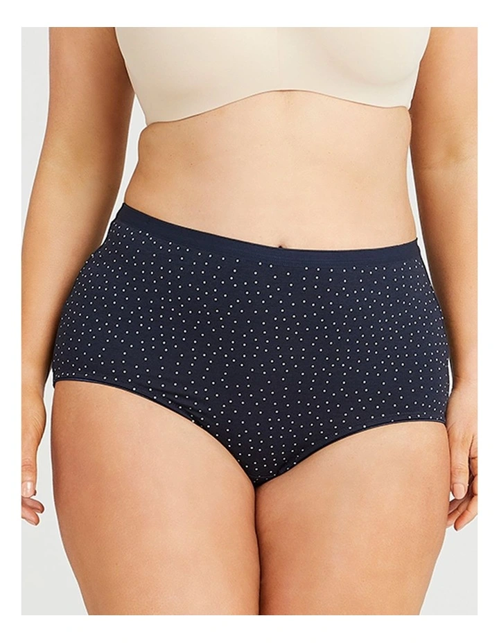 Bamboo Basic Full Briefs 2 Pack in Multi image 4