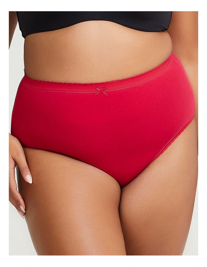 5 Pack Love Cotton Briefs in Multi image 4