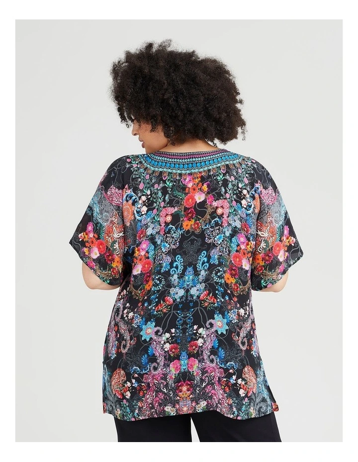 Natural Lexi Top Print image 2