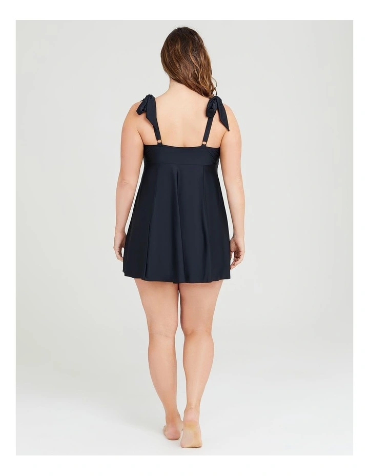 Square Neck Swimsuit Black image 2
