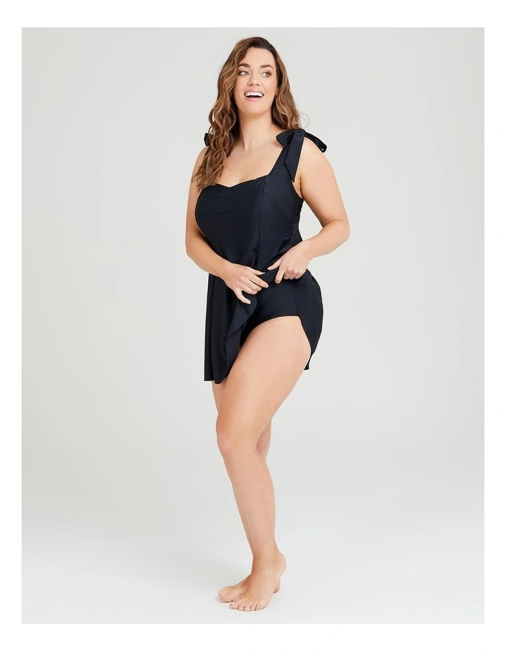 Square Neck Swimsuit Black image 5
