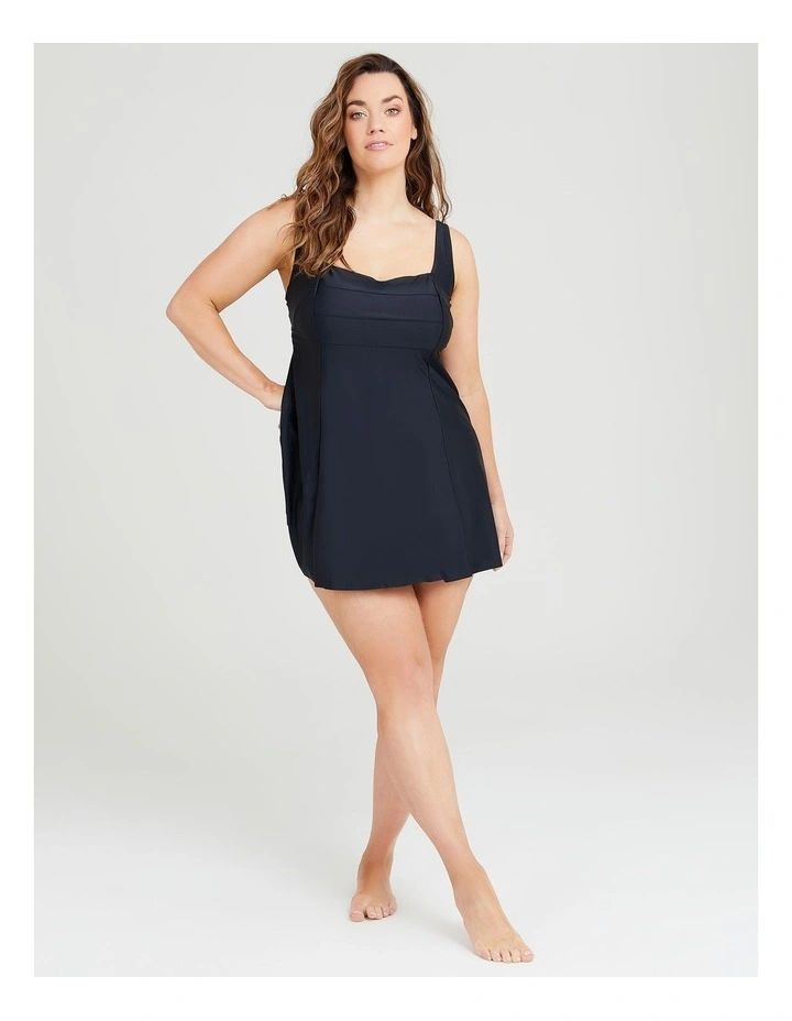 Square Neck Swimsuit Black image 6