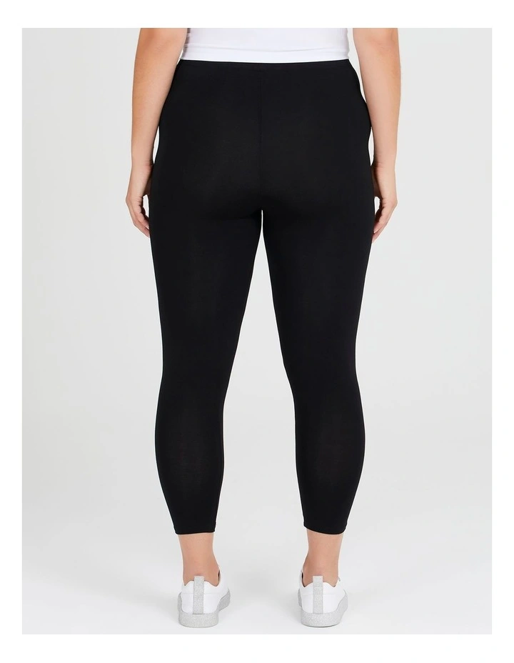 Bamboo Breezy 7/8 Legging in Black image 2