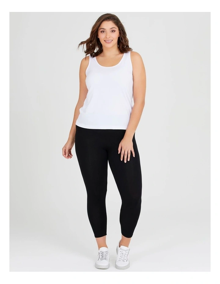 Bamboo Breezy 7/8 Legging in Black image 4