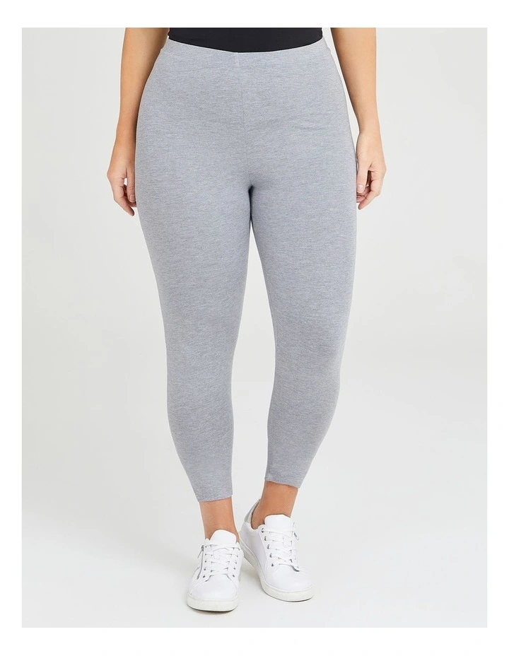 Bamboo Breezy 7/8 Legging Dark Grey Marle image 1