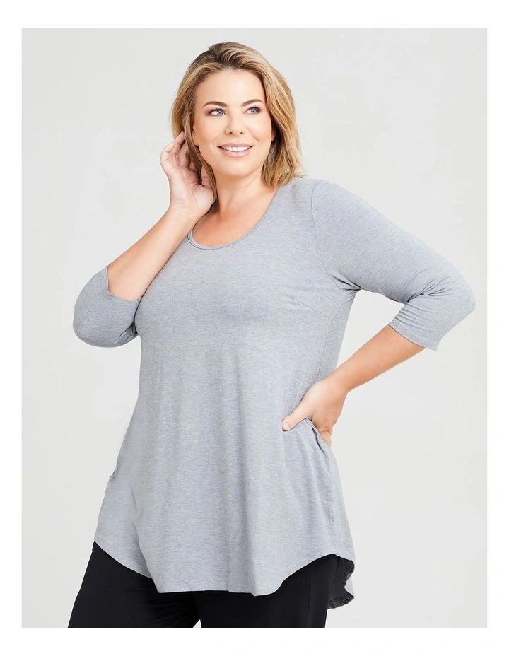 Bamboo Base 3/4 Sleeve Top image 3