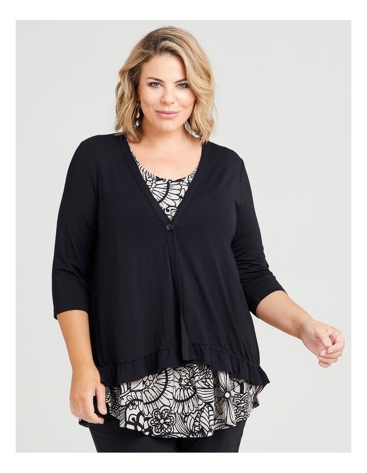 Black Waterfall Cardigan | Shop Online 