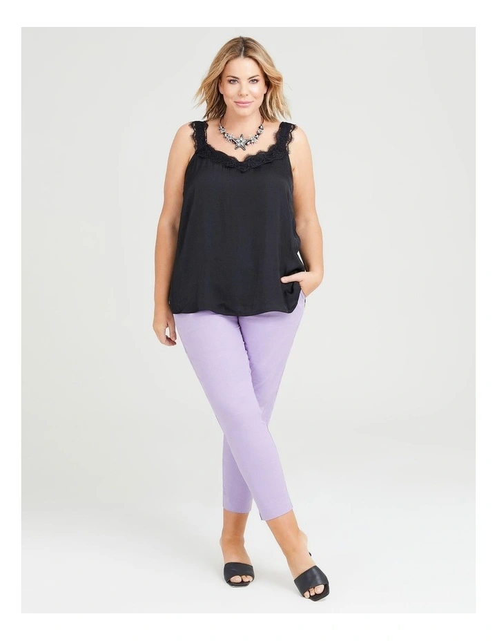 Luxe Lace Cami Black image 4