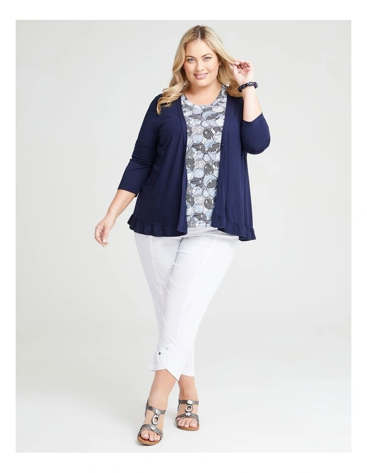 Bamboo Lucia Boho Cardigan Dark Indigo image 4