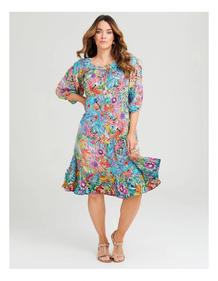 Line Up Dress	- Natural main image 0