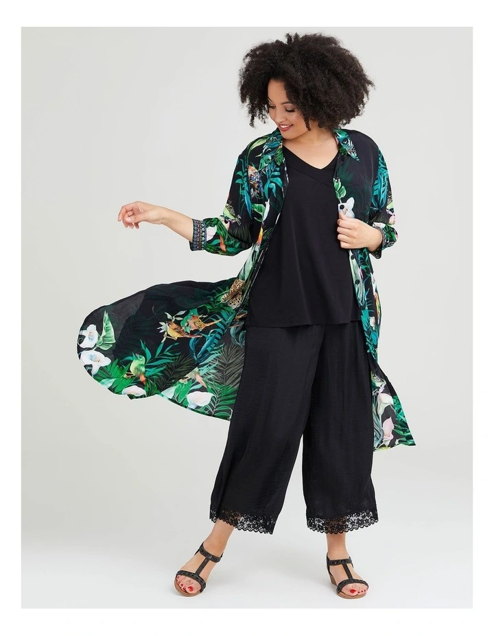 Natural Blooming Hues Shirt Dress in Floral Print image 5