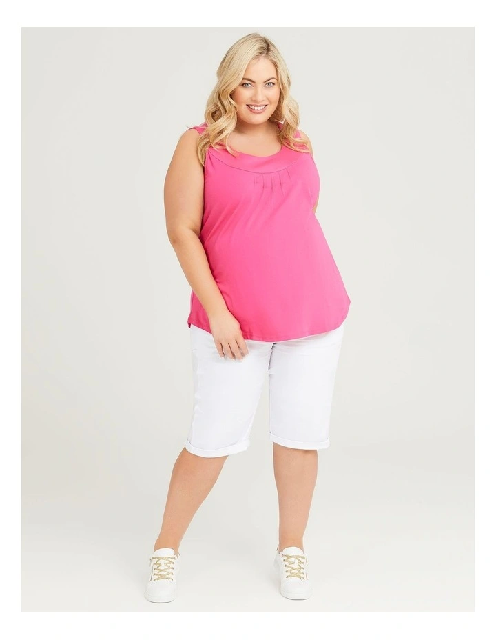 Organic Cotton Element Tank Fuchsia Pink image 4