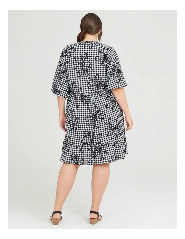 Tyler Dress - Checker Floral