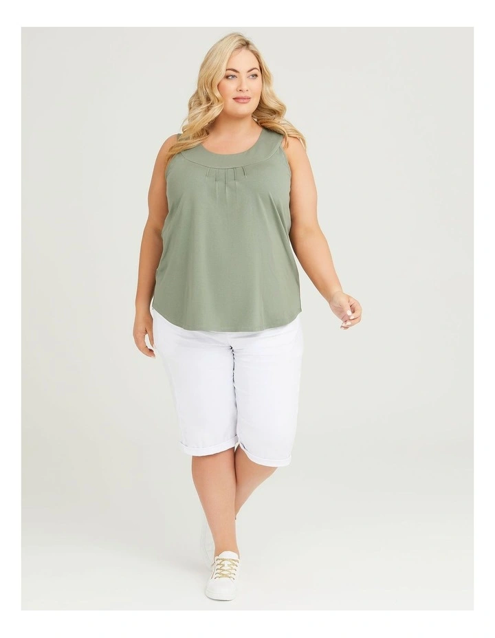 Organic Cotton Element Tank Dusty Khaki image 4