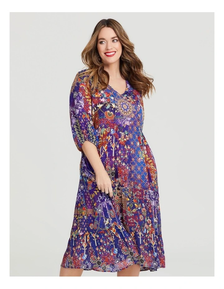 Natural Tiles Paisley Dress Print image 1