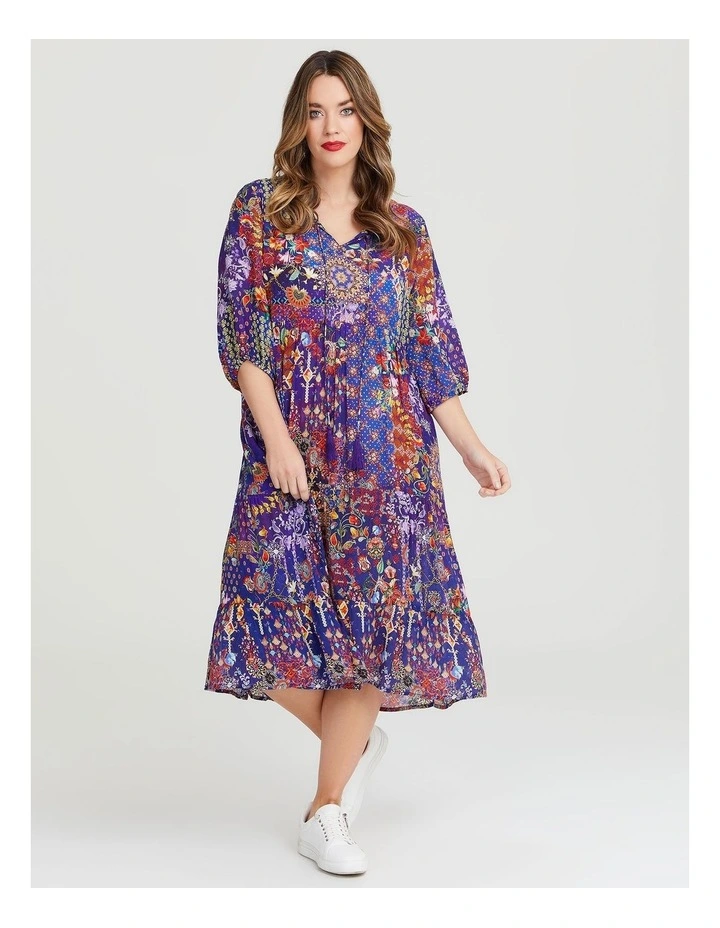 Natural Tiles Paisley Dress Print image 4