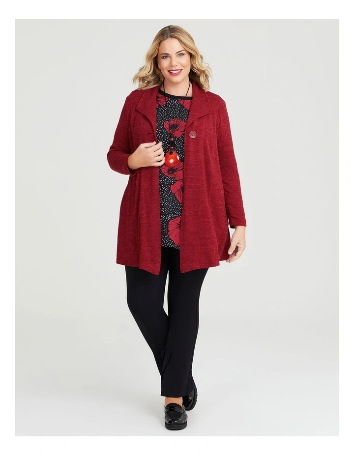 Brighter Days Cardigan in Ruby Red image 5