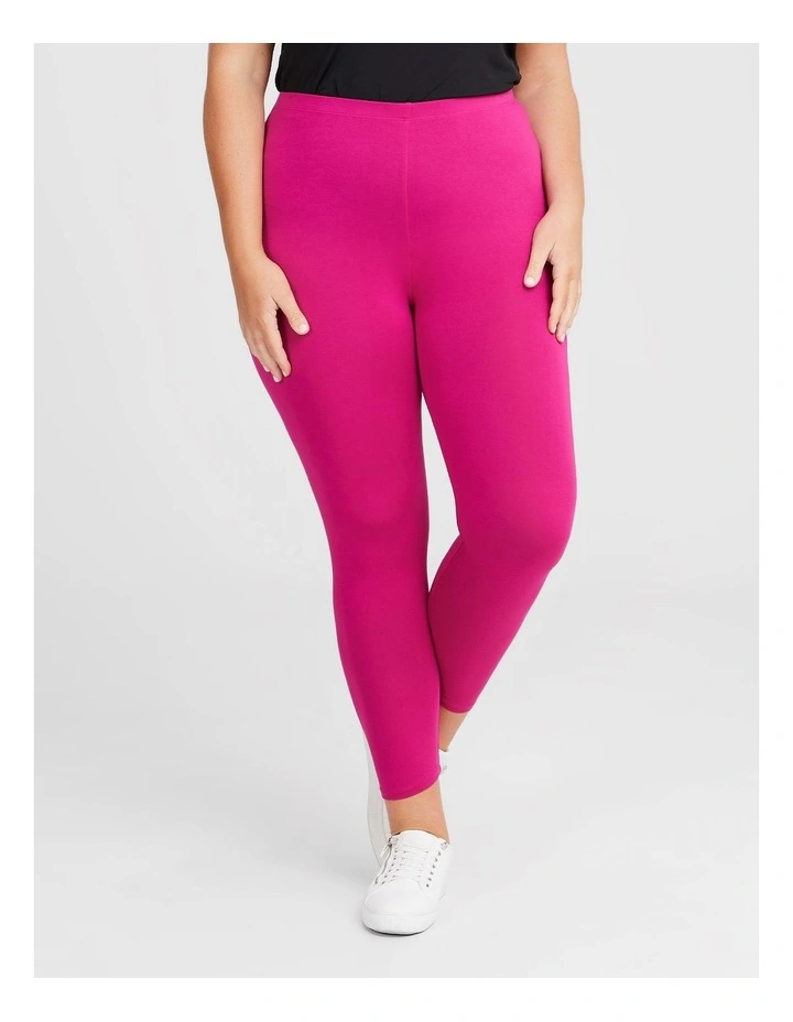 Bamboo Breezy 7/8 Legging Festival Pink image 1