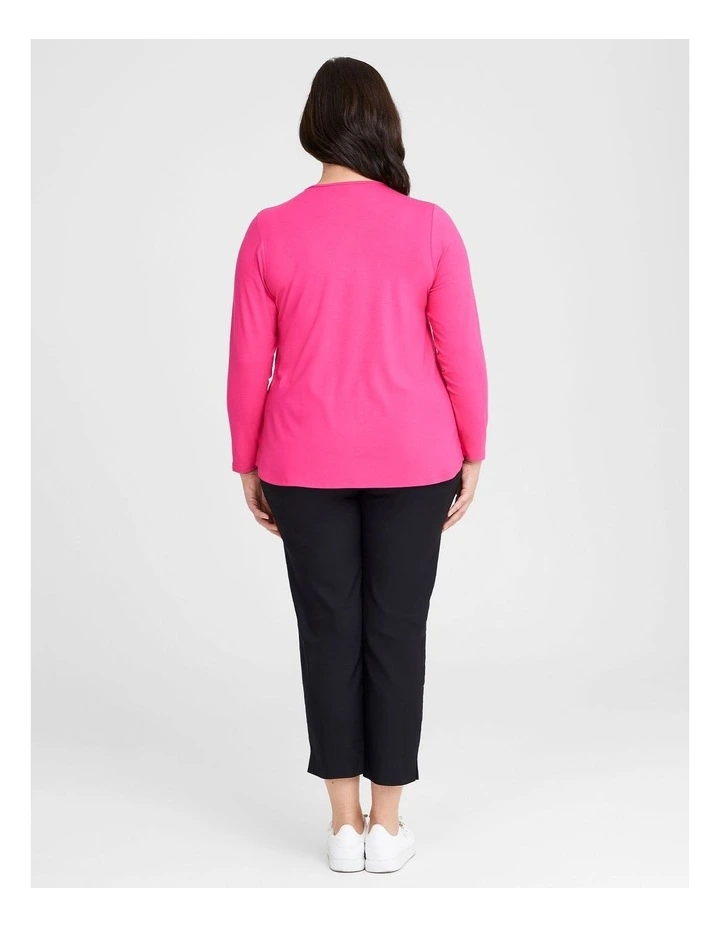 Natural Everyday V-neck Long Sleeve Top image 2
