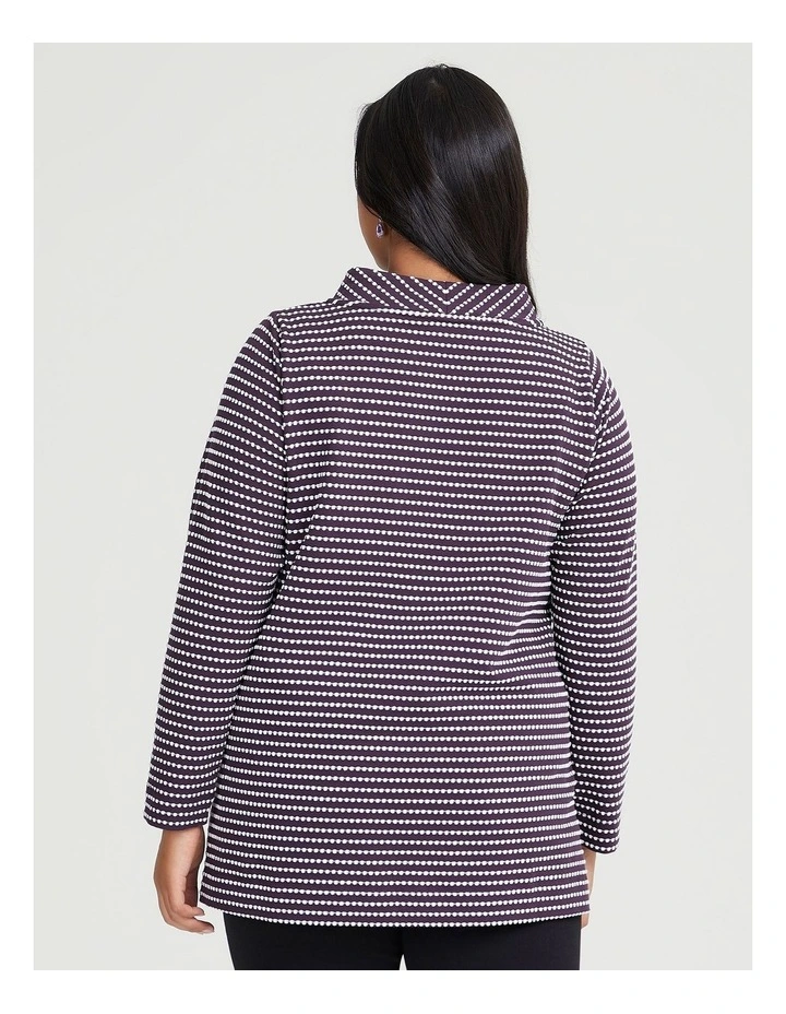 Cotton Dot Ticking Top in Multi image 2