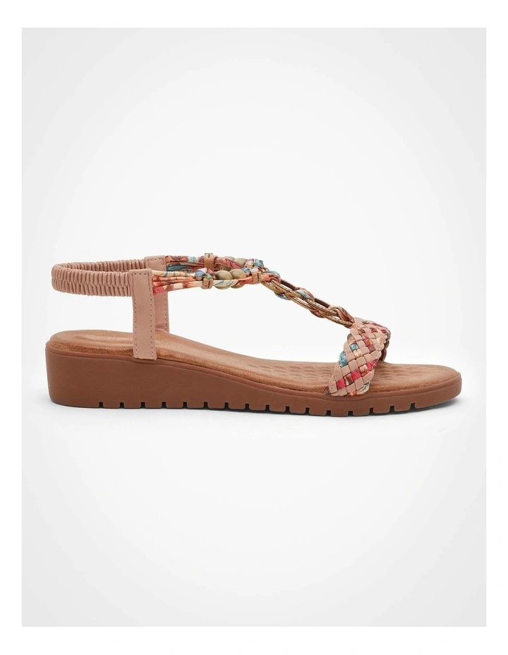 Woven Sandals in Multi image 1
