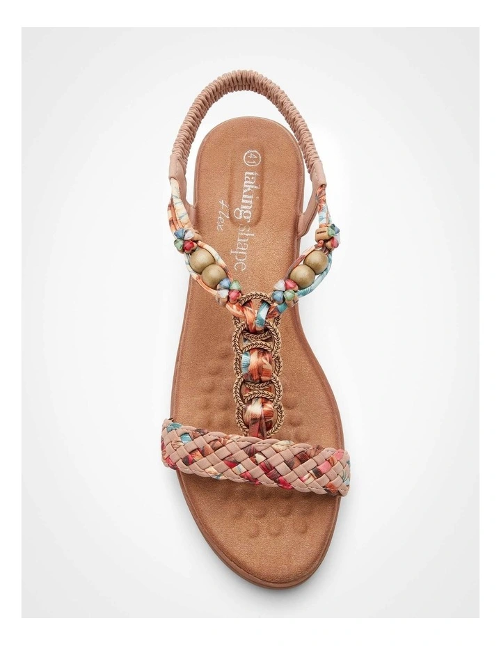 Woven Sandals in Multi image 3